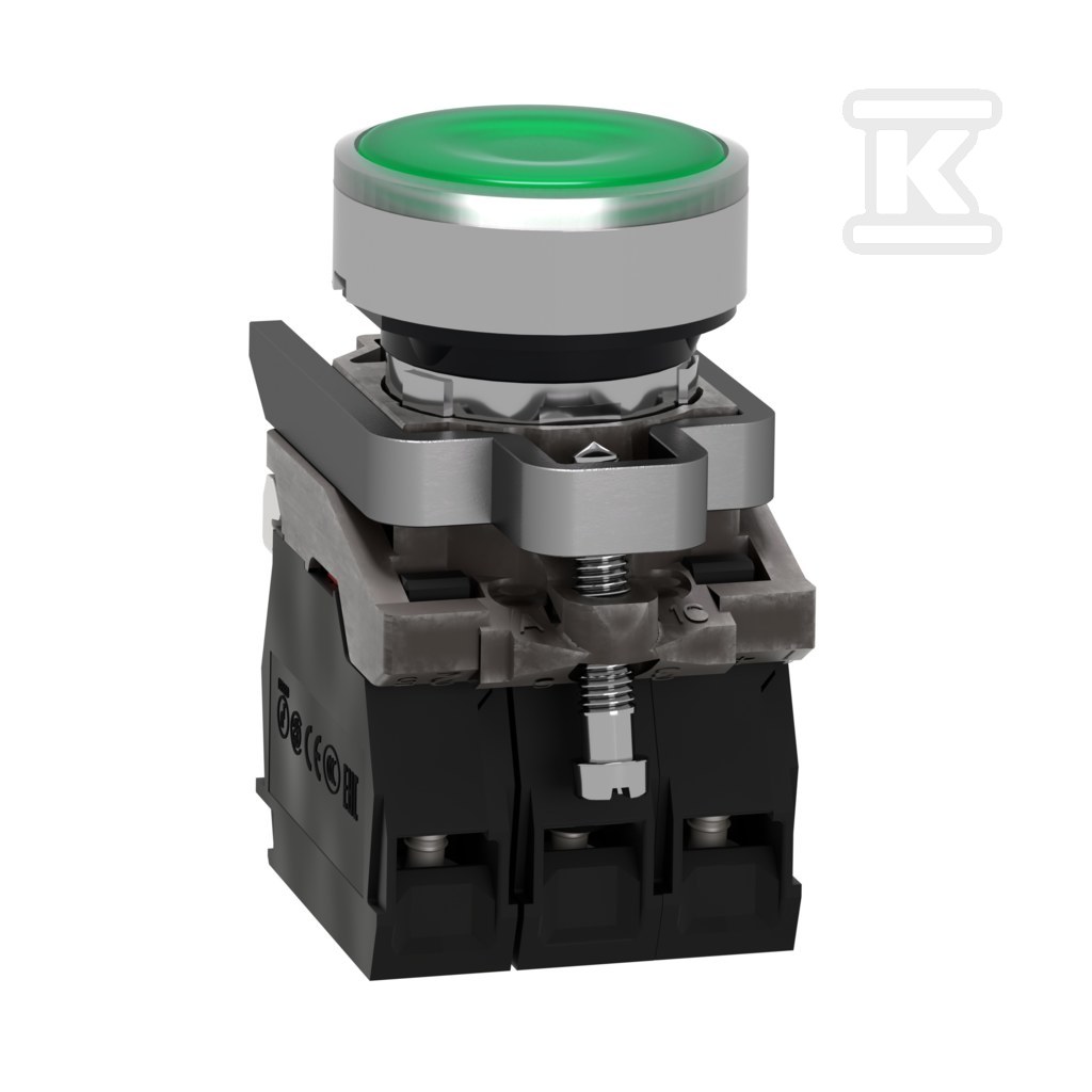 Przycisk kryty podświetlany LED NO+NZ - XB4BW33B5